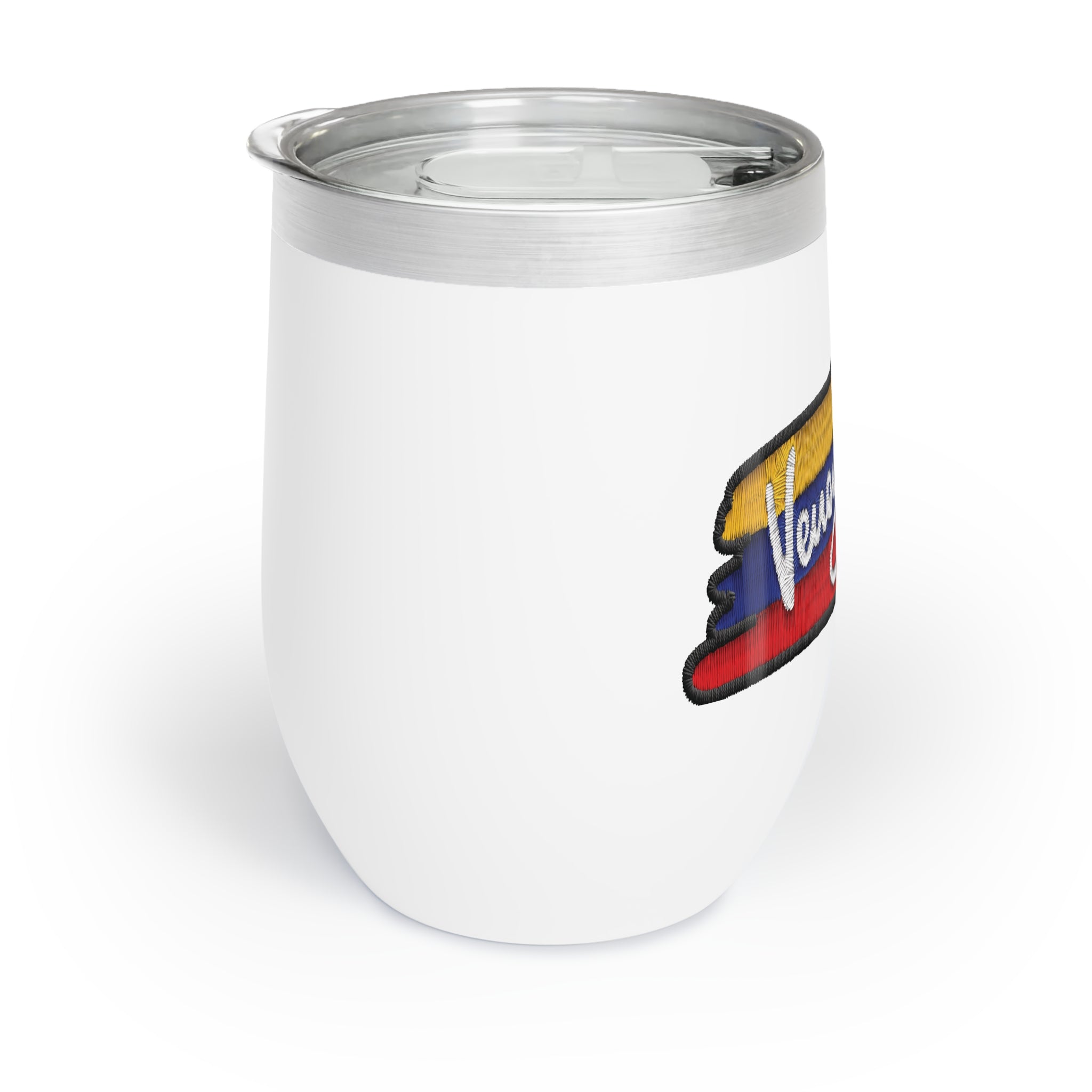 Venezuelan Chill Wine Tumbler, Insulated Wine Cup, Travel Mug, Themed Drinkware, Gift for Wine Lovers